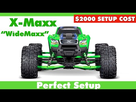 Traxxas X-Maxx Perfect Setup w/ Widemaxx Kit - PERFECT SETUP