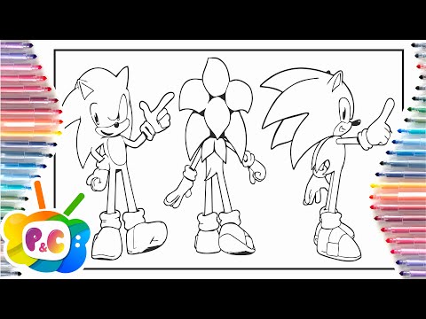 Sonic coloring pages / Sonic fas and profile / Elektronomia - Sky High [NCS Release]