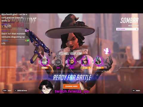 BEST SOMBRA! SombraWizard SOMBRA OVERWATCH 2 SEASON 17 TOP 500 GAMEPLAY