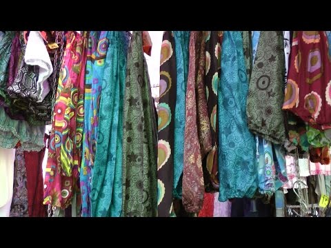 Spain Balearic Island Ibiza - Hippy Market in Es Canar Punta Arabi