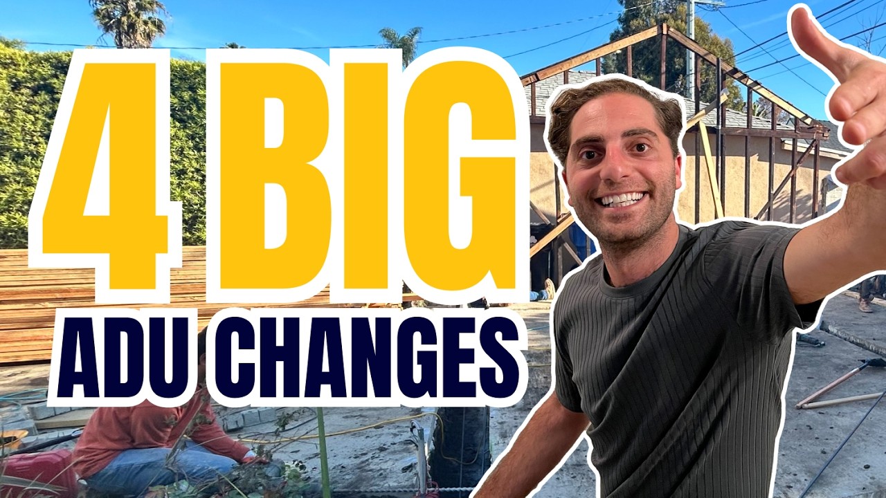 NEW ADU Laws in 2025 Are a GAMECHANGER