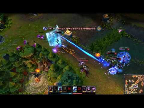 SKT T1 Faker - Xerath contra Twisted Fate - CJ Entus Ambition KR LOL SoloQ Highlights