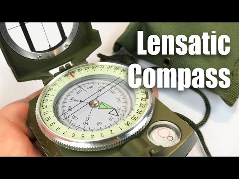 Lensatic Military Sighting Compass Unboxing