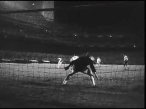 ECC 1958-59. Quarter-finals. Atlético Madrid - FC Schalke 04. Highlights.