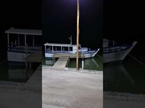 Cais  do Rio Jucuruçu a noite - Prado - BA