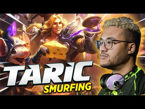 This is how you HARD SMURF TARIC Bot Lane | Aphromoo