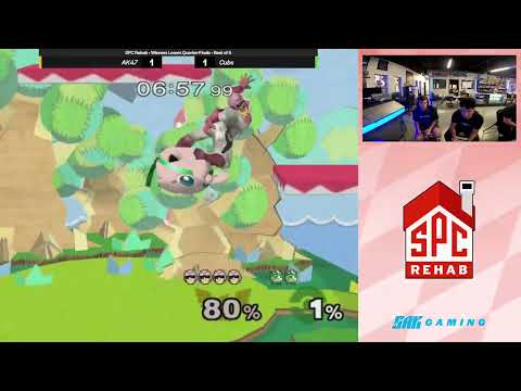 SPC Rehab 3 Losers Quarters - AK47 (Captain Falcon) vs. Cubs (Jigglypuff)