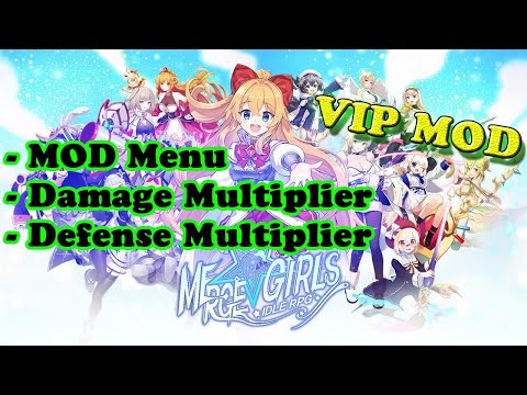 Merge Girls Idle RPG MOD Menu APK | Damage & Defense Multiplier |