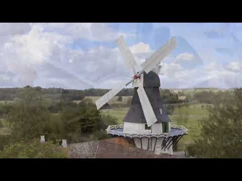 Coastal Windmills by Drone - Australia 30 Min Ambient Nature Relaxation. Beautiful Relaxing Music.