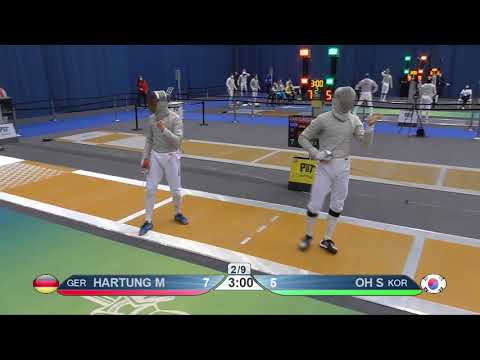 2021 Budapest Mens Sabre Team T04 GER vs KOR