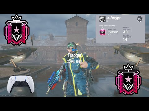 [FULL GAME] Top 50 Champ Top Frags On Controller - Rainbow Six Siege - Operation Crystal Guard