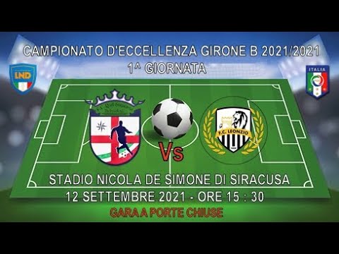 VIDEO PROMO ECCELLENZA 2021/2022  1^ GIORNATA - REAL SIRACUSA   LEONZIO