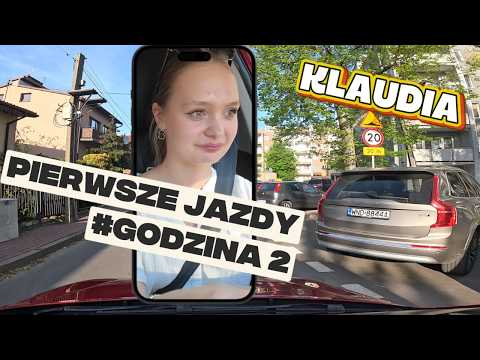 Driving a car in traffic for the first time. Lesson 2