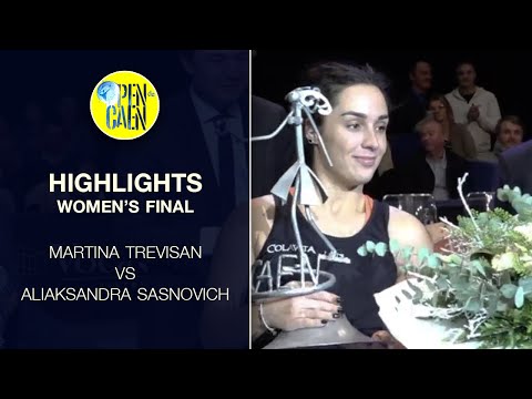 Martina Trevisan vs Aliaksandra Sasnovich - Highlights - Women's Final of the Open de Caen 2022