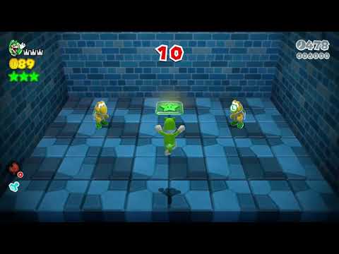 Super Mario 3D World (Switch) 1-2 100% Speedrun - Time: 56 (Former WR)