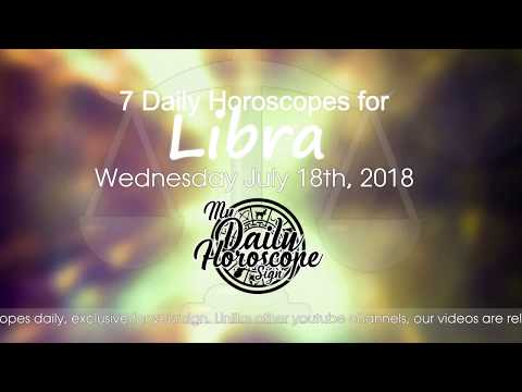 Libra's Daily Horoscope for Wednesday July 18th, 2018