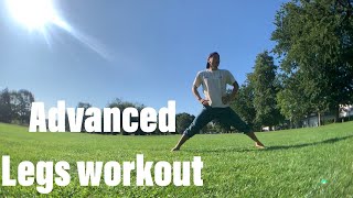 Advanced Legs 【Workout】チャレンジングな脚トレ【筋トレ】【ASMR】