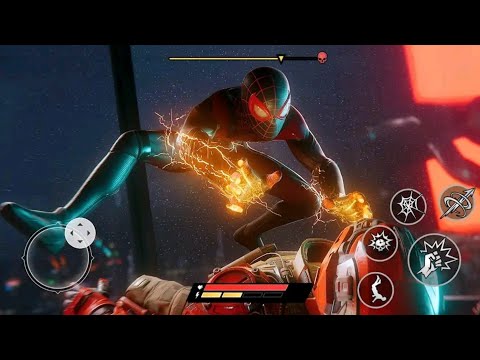 Spider Superhero Rescue Mission - Black Spider Superhero Game - Spiderman Flying