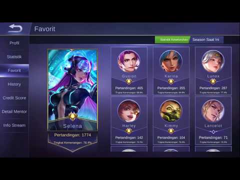 Top 1 Global Selena Perfect Gameplay