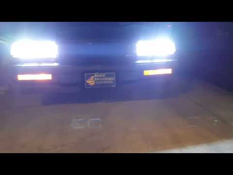 Oracle 4x6 Halo Headlights Installed on 1987 Buick Grand National