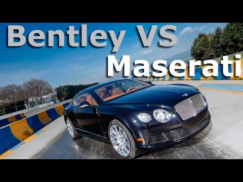 Bentley Continental GT y Maserati Quattroporte, lujo ingles contra italiano 