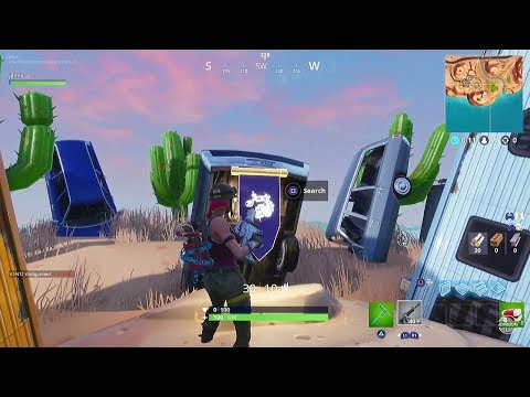 Fortnite Battle Royale - Season 7 Week 6 Snowfall Secret Banner Location Guide