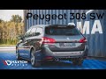 Video: Maxton Heck Diffusor für Peugeot 308 II SW Facelift