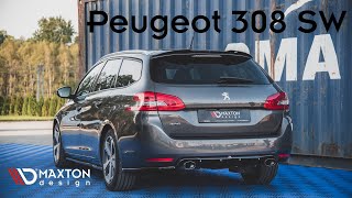 Video: Maxton Heck Diffusor für Peugeot 308 II SW Facelift