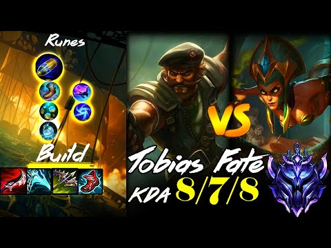 [ Tobias Fate ] Gangplank vs Cassiopeia Mid - Preseason 12 - Diamond II