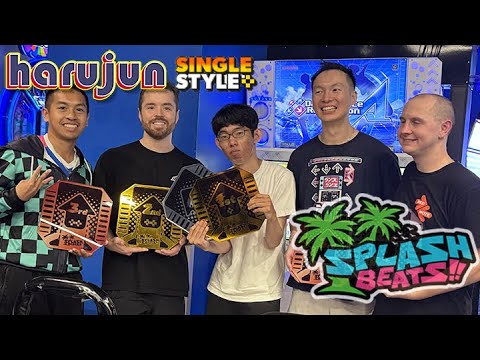 [Splash Beats] harujun vs Selzla at Splash Beats DDR Singles Tournament Winners Semi Final