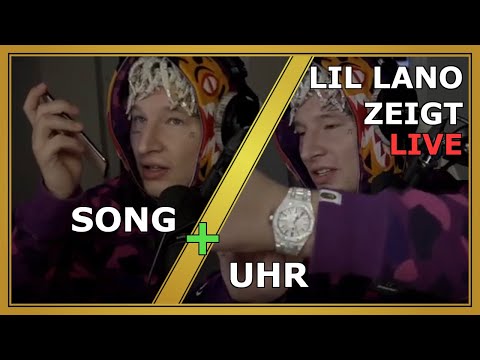 LIL LANO zeigt NEUEN SONG + ICED OUT UHR LIVE!