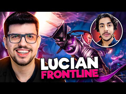 AULA DE LUCIAN FRONTLINE HARD CARRY! A ARTE DO PEEL COM BAIANO!