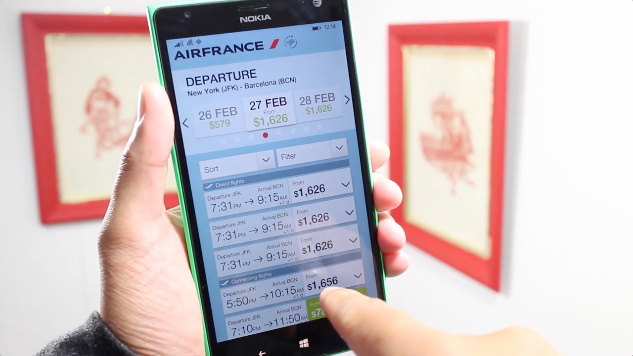 Air France official app for Windows Phone - YouTube