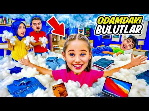 ELİF SİNEM ODASINI BULUTLAR İLE KAPLADI !! EGEMENE DEV KIŞKIRTMA !!