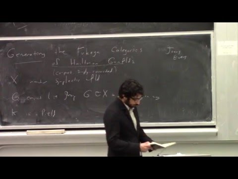 Y. Lekili - Generating the Fukaya categories of Hamiltonian G-manifolds