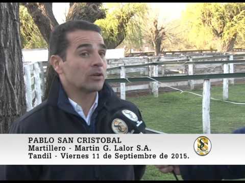 11-09-15 Nota Pablo San Cristobal - Cabaña El Centinela - Tandil