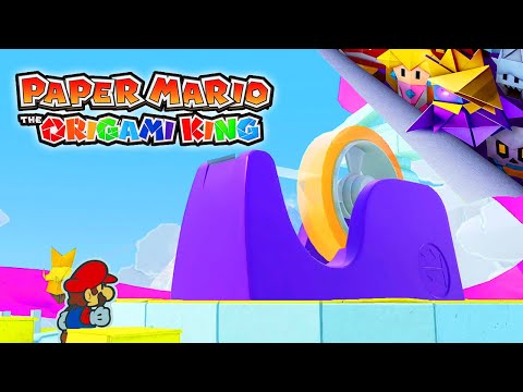 Paper Mario The Origami King Part 19 Tape Boss Battle Gameplay Walkthrough