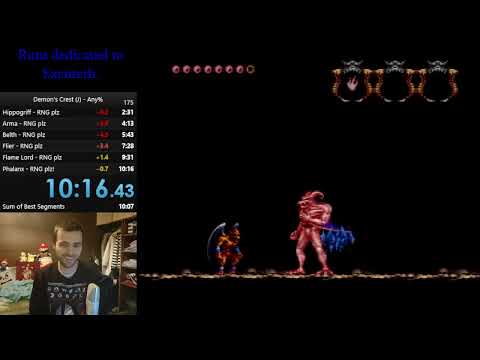 Demon's Crest Any% Speedrun - 10:15.950 [WR]