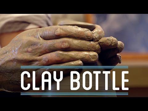 Making A Clay Bottle From Dirt You Find On The Ground Is Messy Fun