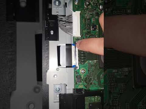 How to remove Flat Flexible cable (ribbon cable) from Sony Bravia TV Main Board
