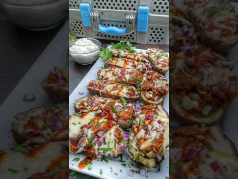 So many meals you can make with leftover pulled pork but one is on top of the list ; Potato Skins