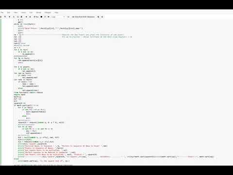 Giant Prime Factor Surd Calculator Python