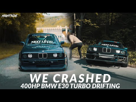 400HP TURBO BMW E30  Drifting  | 4K