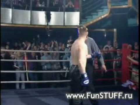Viacheslav Datsik Attacks the Referee at Fight Club Moscow