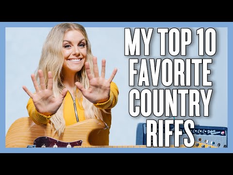 My 10 FAVORITE Country Riffs of ALL TIME (feat. @lindsayell)