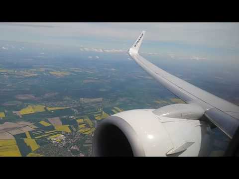 Start samolotu, widok ze środka