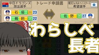 【ゆっくり実況】中日を選手トレードのみで一年目から優勝させる。【わらしべ長者】【パワプロ2022】