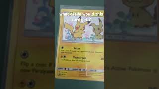 what grade would this pokémon card get #pokemon #pokemonchannel #collectiblecards #pokemonfandom #fy