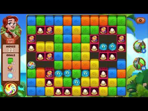 Lost Island Blast Adventure Level 2197 NO BOOSTERS - A S GAMING ✔️