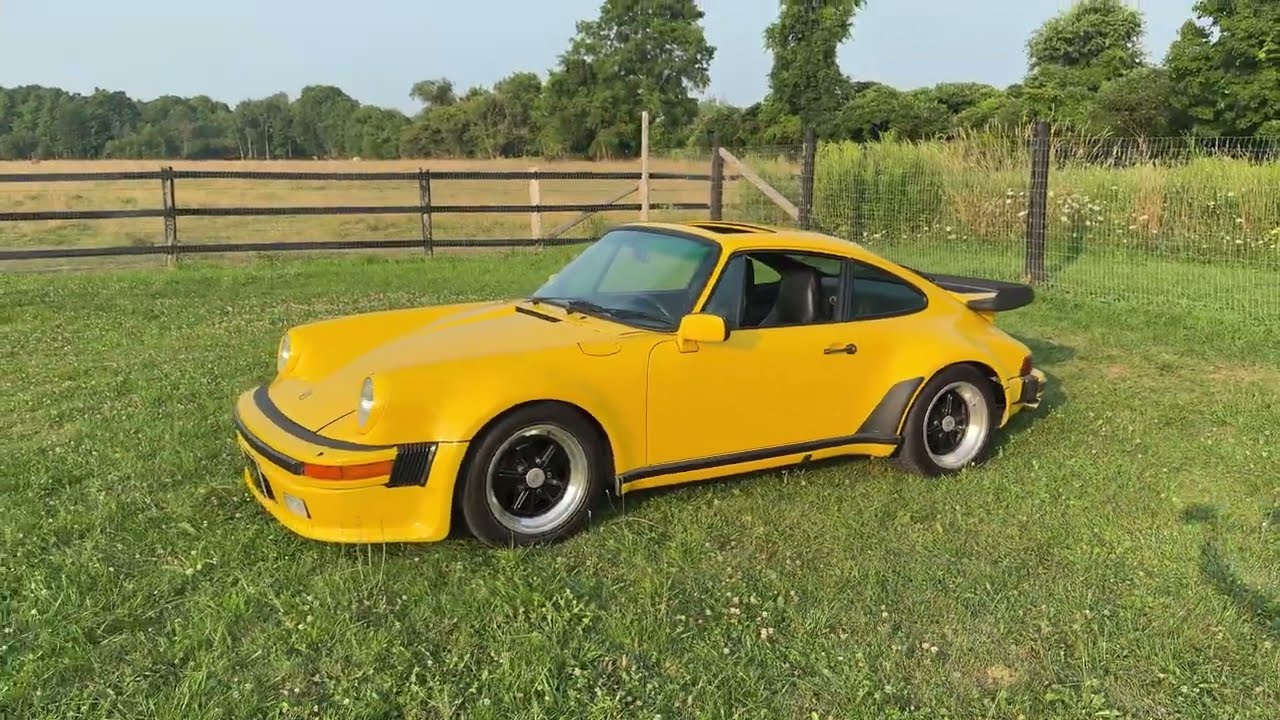 **SOLD on the CCC Buy-It-Now Lot** 1986 Porsche 911 Turbo Coupe 4-Speed Manual